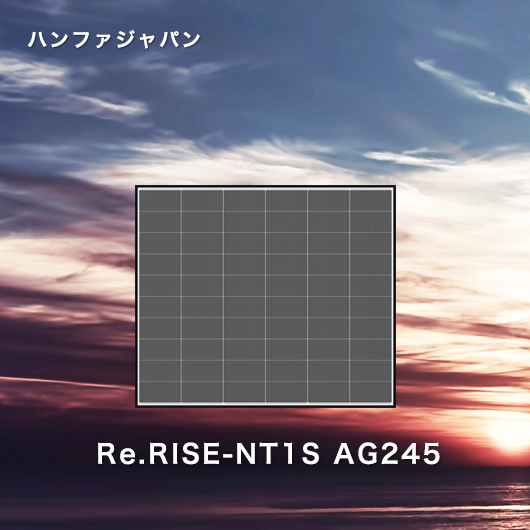 ハンファ Qセルズ Re.RISE-NT1S AG245